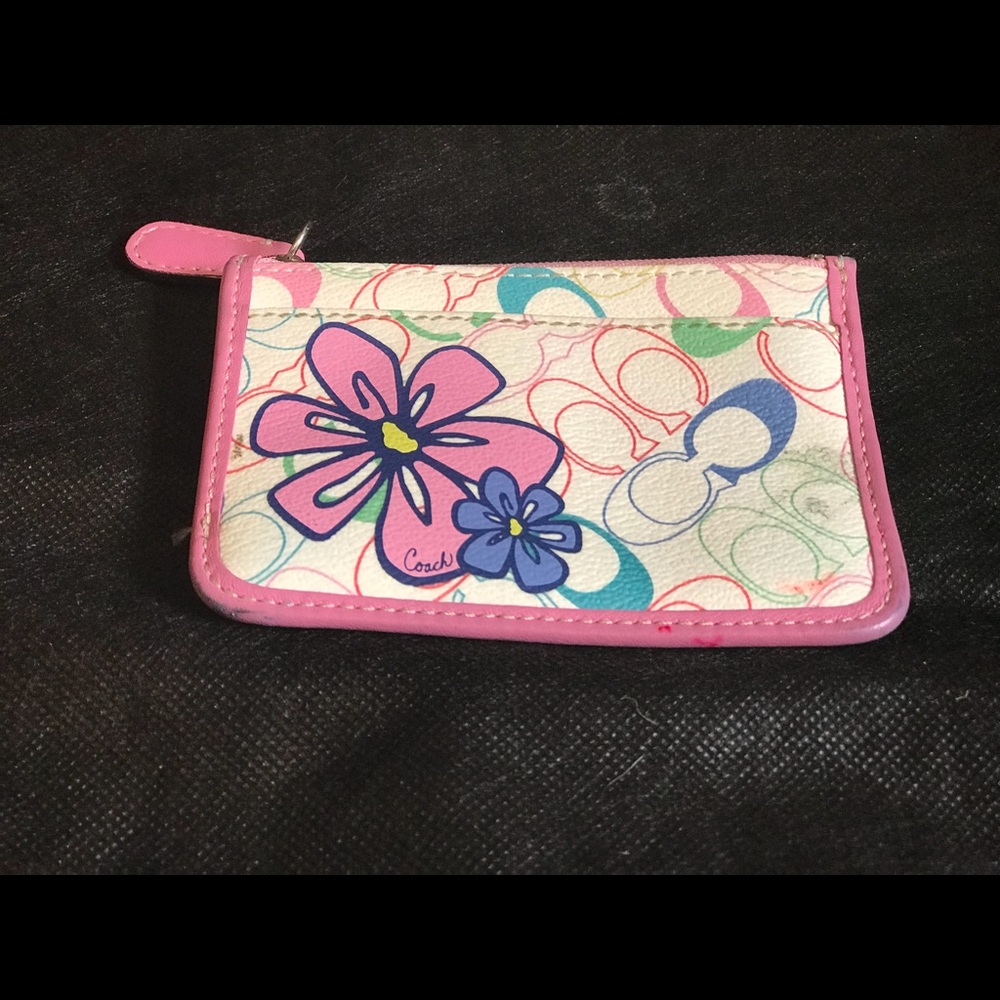 Coach mini wallet